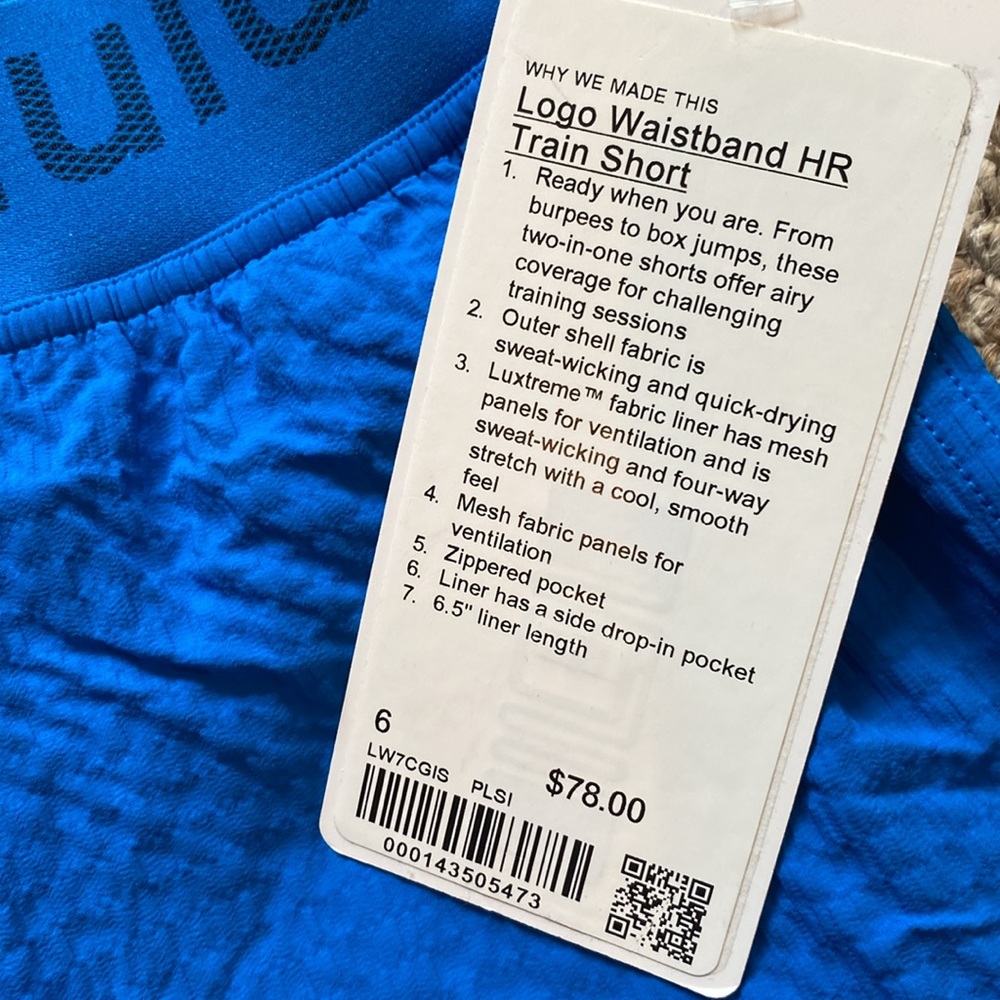 NWT LULULEMON shorts. Will ship right away. - Picture 2 of 3